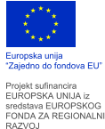 Europska unija “Zajedno do fondova EU”  Projekt sufinancira EUROPSKA UNIJA iz sredstava EUROPSKOG FONDA ZA REGIONALNI RAZVOJ